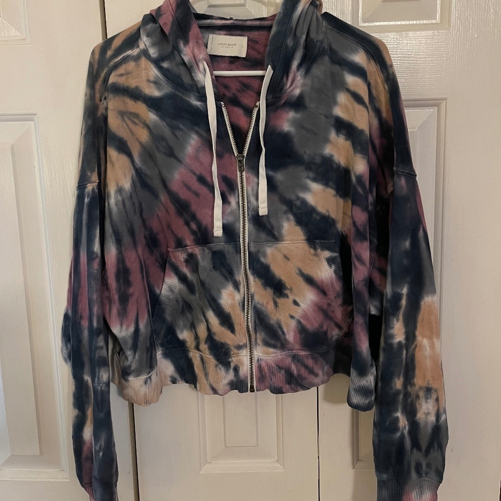 Lucky Brand tie dye jacket